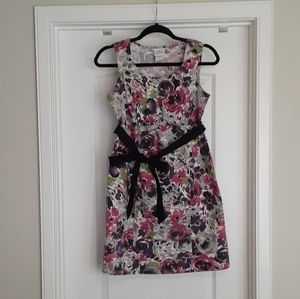 Pink & Purple Floral Maternity Dress